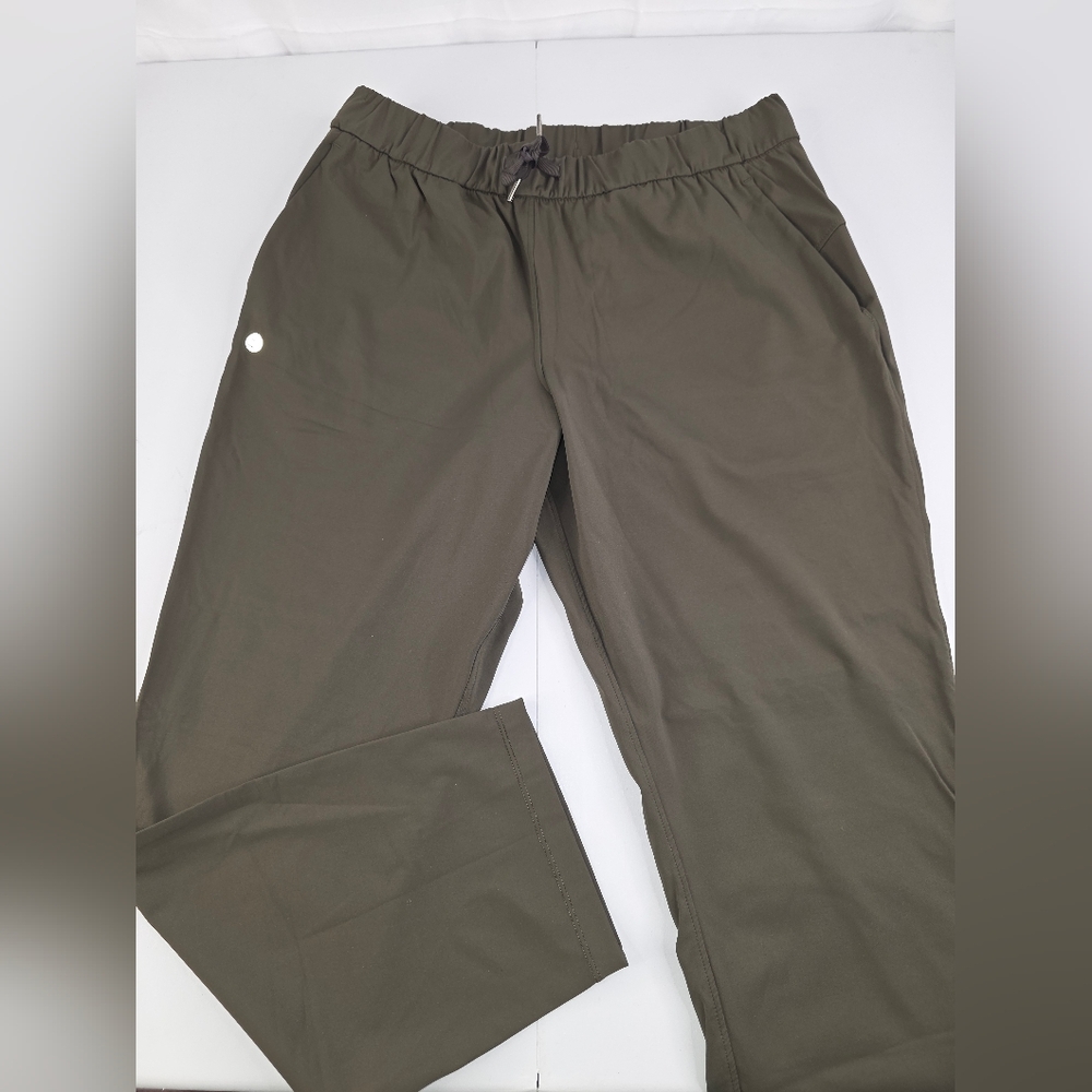 G Gradual Women's Drawstring Waist Pants Green Size XL Athletic Golf N-1534